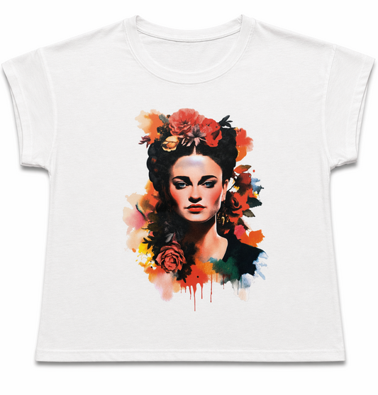 Camiseta de algodón Frida Kahlo