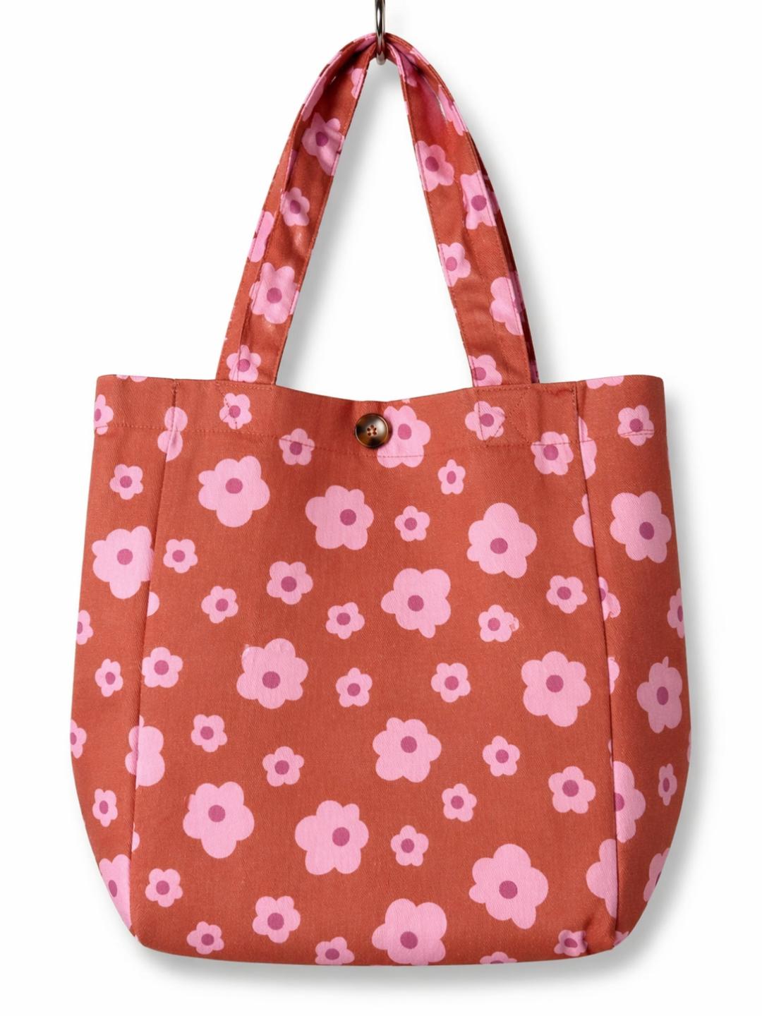 Bolso de lona estampado